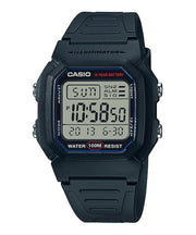 Casio Collection W-800H-1AVES - bracciale e cassa nero - quadrante nero